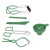 POENVFPO Canning Kit with Magnetic Lid Lifter (Green)