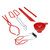 YUEHISY 6PCS Set Canning Kit Non Slip Food Tongs Jar Lifter Jar Wrench