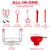 7 PCS Stainless Steel Canning Supplies Kit, Complete Canning Tools Set Includes Steamer Rack, Jar Lifter, Wrench, Funnel, Tongs, Bubble Remover, Lid Lifter, for Jams, Pickles, Fruits Canning