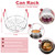 7 PCS Stainless Steel Canning Supplies Kit, Complete Canning Tools Set Includes Steamer Rack, Jar Lifter, Wrench, Funnel, Tongs, Bubble Remover, Lid Lifter, for Jams, Pickles, Fruits Canning