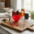 Red Canning Tool Set With Jar Lifter, Wide Mouth Funnel And Rack