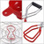 Canning Tools Set With Jar Lifter, Wide Mouth Funnel And Rack