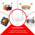 7 Pieces Canning Supplies Kit, Red
