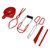 RASTKY Canning Kit EasytoUse NonSlip Food Tongs Jar Wrench Lid Lifter Funnel Set for Pressure Canners Kitchen Gadgets (Red)