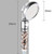 Bathroom 3-Function SPA shower head with switch on/off button high Pressure Anion Filter Bath Head Water Saving Shower