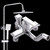 LASEVE Shower Head Handheld Shower Head Kit Shower Set Simple Home Booster Bathroom Shower Bathroom Showerheads (Size : 81063)