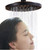 LASEVE Shower Head Shower Head Shower Head Set All Copper Black Antique Shower Set Bathroom Shower Bath Rotating Lift Hot and Cold Water Shower Shower Set (Color : Picture Color, Size