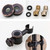 LASEVE Shower Head Shower Head Shower Head Set All Copper Black Antique Shower Set Bathroom Shower Bath Rotating Lift Hot and Cold Water Shower Shower Set (Color : Picture Color, Size