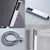 NMDCDH Shower System Bath Shower Faucet Rainfall Shower Head Chrome Shower System Waterfall Bathtub Tap Shower Mixer Faucets Wall Mounted,10 inch Shower Set