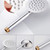 LASEVE Shower Head Chrome Plated Bathroom Mixer Shower Tap System Stainless Steel Ultra Thin Rain Shower Head with Shelf Cold and Hot Limestone Resistant Bath Shower Mixer Set Shower System Round