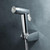 GTFDXJ ABS Toilet Shower Kit Handheld Bidet Sprayer 2 Functions Shower Head for Bathroom Cleaning, Sprayer for Daily Personal Hygiene,Chrome b