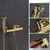LASEVE Shower Head Brass Spray Paint Set Brass Hot Cold Mixer Toilet Corner Valve Handheld Shower Head Wash Car Pet Sprayer Mounting Hole Distance 15Cm Bidet Taps