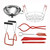 DYETEE Canning Kit, 7Pcs Canning Supplies Starter Kit Canning Tools Set Canning Set with Canning Rack Canning Tonga Jar Lifter Durable Canning Kit (Color : Red)