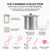 Canning Pot Water Bath Canner with Rack and Lid, 21.5 QT Stainless Steel