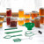 Miskall 6Pcs Canning Supplies Kit, Canning Funnel Tong Bubble Popper Jar Wrench Lifter Magnetic Lid Lifter Jam Making Set