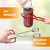 Canning Supplies Starter Kit 7 Piece Stainless Steel Canning Kit Set Canning Tools Boxed Set with Rack, Funnel, Kitchen Tong, Jar Lifter, Magnetic Lid Lifter, Jar Wrench, Bubble Popper (Red)