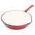 Domary Cast Iron Frying Pan, Enameled Design 10 Inch (25cm)