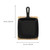 Square Cast Iron Steak Frying Pan with Wooden Board for Home Cooking