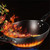 MOLYSAK Frying Pan Rustproof Cast Iron Pan Uncoated Iron Frying Pan Gas Cooker Induction Cooker Universal