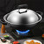 MOLYSAK Frying Pan Ear Cast Iron Household Uncoated Flat Bottom Frying Pan Induction Cooker
