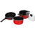 3pcs Non Stick Frying Pan Soup Pot Milk Cooking Set for Home Kitchens