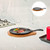 COOLHIYA Cast Iron Frying Pan with Wooden Base, Non Stick Steak Skillet