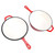 GOTOTOP Cast Iron Skillet with Lid, 4QT Multifunctional Round Pan for