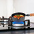 Mini Cast Iron Oil Heating Skillet with Wooden Handle for Pancakes