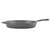 Winco 12" Black Cast Iron Skillet with Handle (Set of 4)