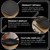 FOMIYES Square Cast Iron Frying Pan with Wooden Board for Tabletop Serving