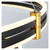 Modern Minimalist Black Ring LED Chandelier