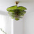 Flower Pink Glass LED Chandelier French Pendant Light Chandeliers