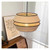 Fabric Chandelier Living Dining Bedroom Rattan Pendant Lights Indoor Lighting Fixtures, Chandeliers(3 Color Light,D 40cm)