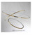 LED Chandeliers, Modern Ring Lustre Led Chandeliers Gold Steel Dimmable Living Room Pendant Lights Lighting Circle Bedroom Hanging Lamp Fixtures(D60 80 100cm)