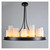 LED Chandeliers, Style Iron Art Retro Glass Candle Chandeliers Restaurant Bedroom Hotel Pendant Lamps Home Decor Lighting Fixtures(D70cm)