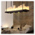 LED Chandeliers, Style Iron Art Retro Glass Candle Chandeliers Restaurant Bedroom Hotel Pendant Lamps Home Decor Lighting Fixtures(D70cm)