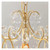Retro Crystal Chandelier Restaurant Hanging Lamp Room Balcony Luxury Bedroom Parlor Light Fixture Golden Pendant Light