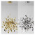 Modern Ceiling LED Chandelier Stainless Steel Lamp Home Living Room Bedroom Kitchen Hotel Chandelier Attic Indoor Lighting, Chandeliers(Gold)