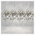 Modern Ceiling LED Chandelier Stainless Steel Lamp Home Living Room Bedroom Kitchen Hotel Chandelier Attic Indoor Lighting, Chandeliers(Silver)