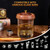 Whiskey Smoker Kit with Triple-Flame Torch, 16-Piece Old Fashioned Smoker Kit with 6 Wood Chips, 2 Stainless Steel Ice Cubes, Cocktail, Bourbon & Drinks, Gift Set for Men, Dad, Father (No Butane)