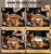 Weekerkit 2 Set of Whiskey Smoker Kit with 3pcs Stainless Steel Filters, 8pcs Wood Chips, Premium Sapele Cocktail Smoker Infuser Kit, Old Fashioned Bourbon Drink Smoked Set, Christmas Gift for Men