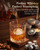 Whiskey Smoker Kit with Torch, 8 Wood Chips, 6 Ice Stones,4 Scented Candles