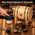 Electric Whiskey Smoker kit, Cocktail Smoker Kit with Barrel Case, Natural