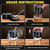 Electric Whiskey Smoker Kit, Rechargeable Cocktail Smoker
