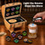 INSISART Whiskey Smoker Kit, Old fashioned Smoker Kit with Barrel, Natural