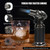 Whiskey Smoker Kit with Torch, 18-Piece Old Fashioned Smoker Kit with 6 Wood Chips, 2 Heavy 10 oz Glasses & 2 Ice Ball Molds, Bourbon Cocktail Smoker Gift Set for Men Dad Husband Father, No Butane