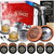 Whiskey Smoker Kit | Cocktail Smoker Kit with Torch, Scorch Shield, Lid, 6 Wood Chips & Gift Box for Smoked Old Fashioned| Bourbon Smoker