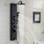 ROVOGO Shower Panel Tower System, Simultaneous 4 Shower Modes, Matte Black