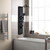 ROVOGO Shower Panel Tower System, Simultaneous 4 Shower Modes, Matte Black
