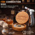 Cocktail Smoker Kit with Torch and 2 Glasses, 4oz Wood Chips 6 Flavors